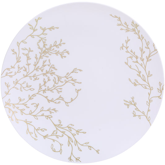 Gold Leaf Dinner Plates 10ct.