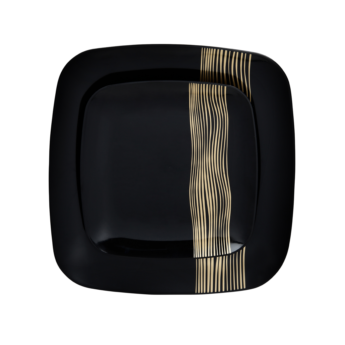 Gold & Black Wavelet