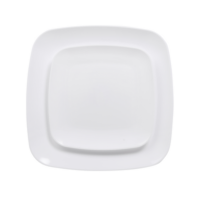 White Beveled Square