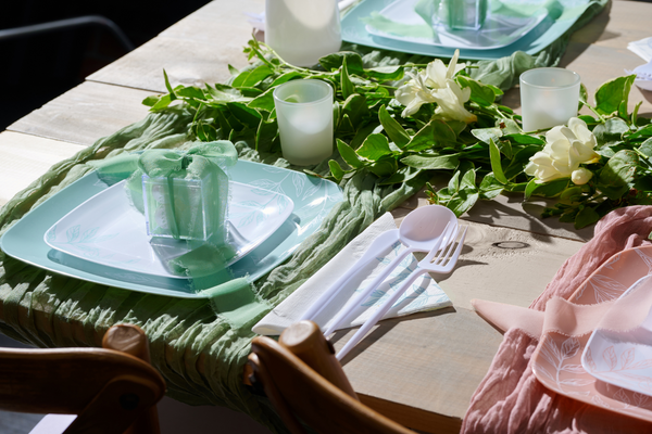 Mint Foliage Plates