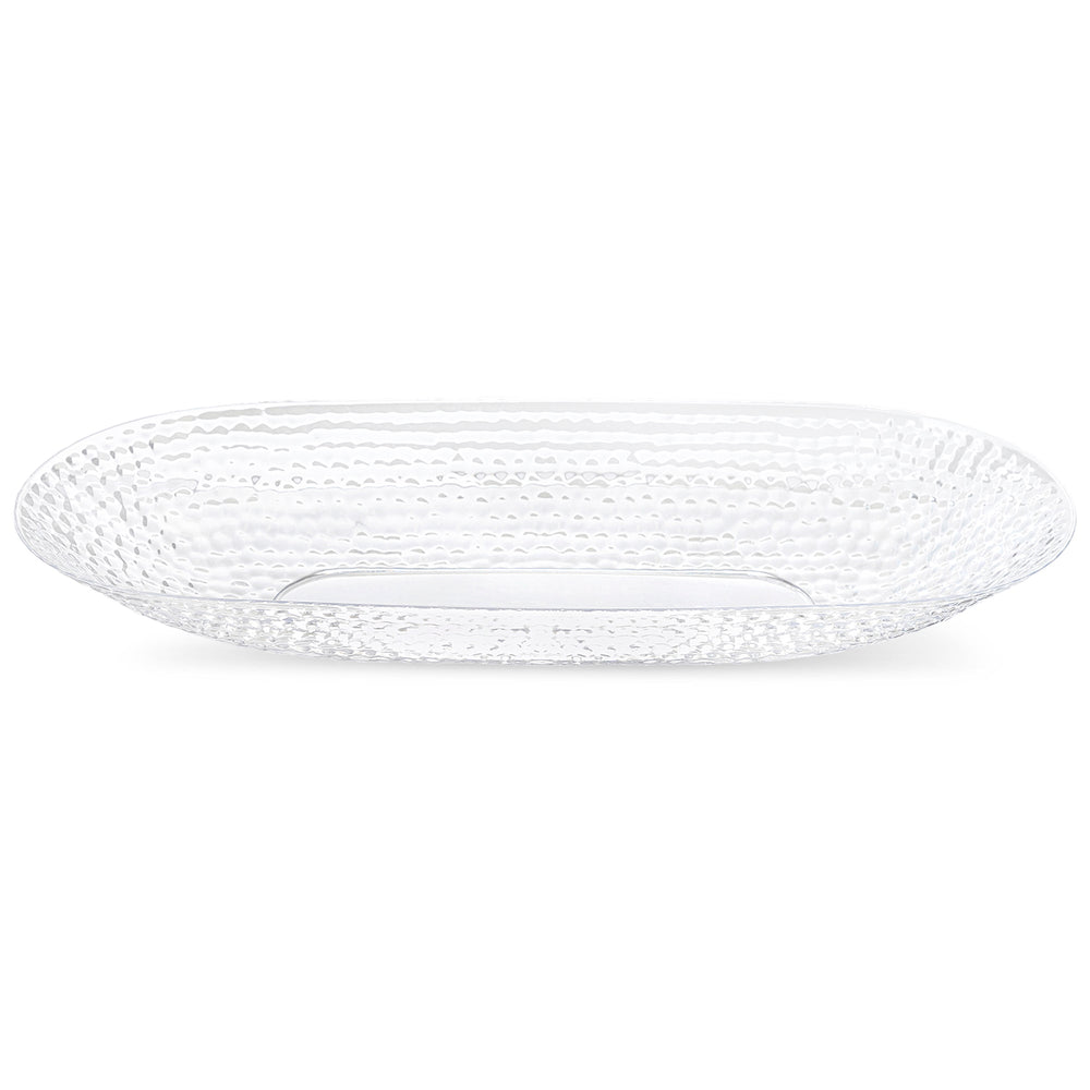 Oval Hammered Bowl