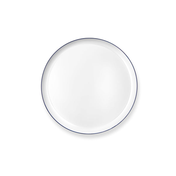 White and Blue Contour Plates