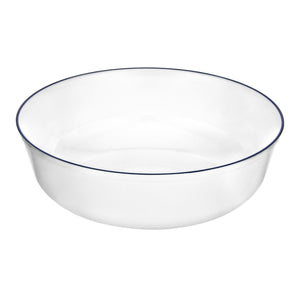White and Blue Contour Plates