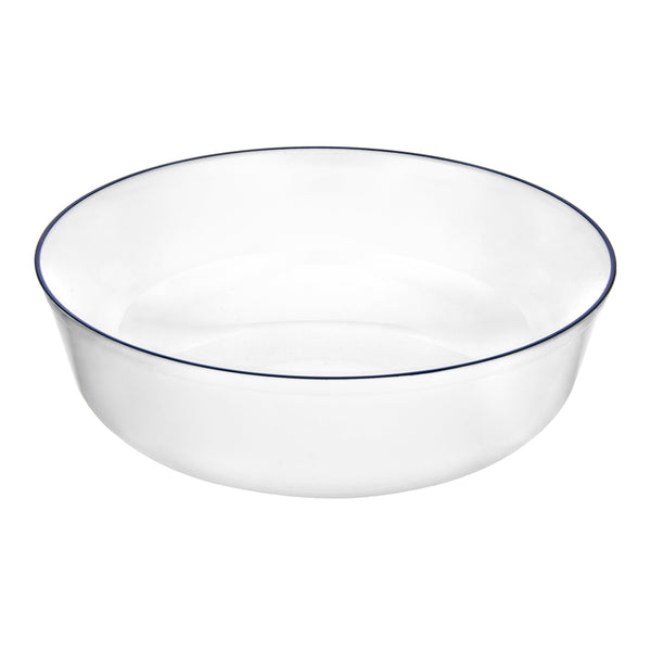 White and Blue Contour Plates