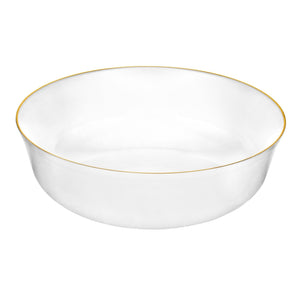 White and Gold Contour Plates