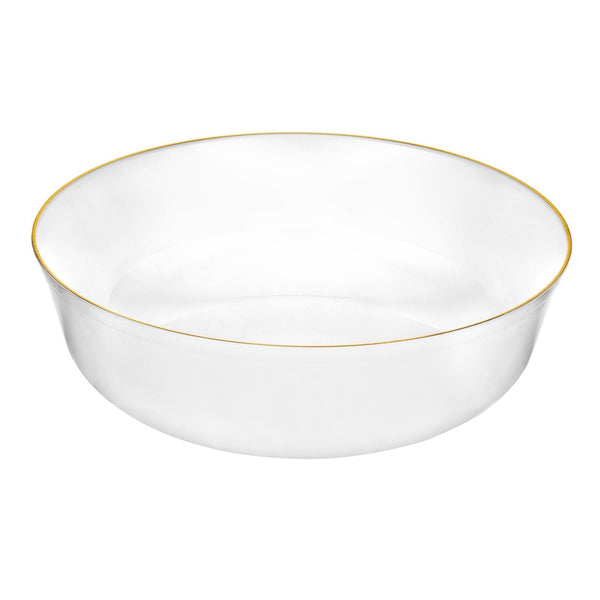 White and Gold Contour Plates