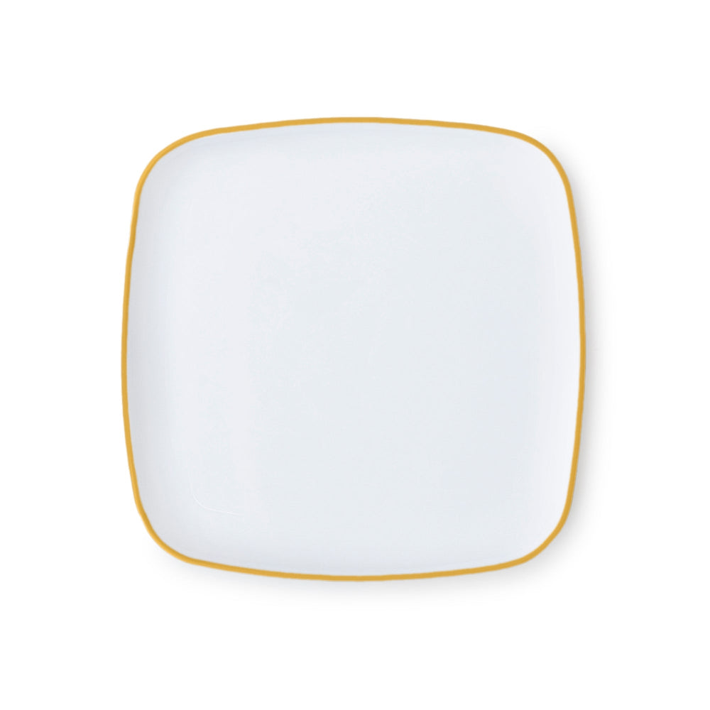 Gold Rim Square Tray