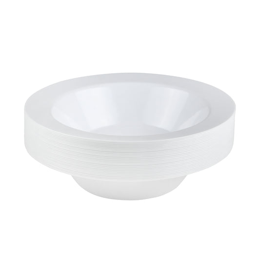 White Elegant Soup Bowl