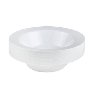 White Elegant Soup Bowl