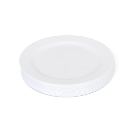 White Elegant Salad Plates