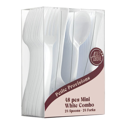 Mini White Cutlery