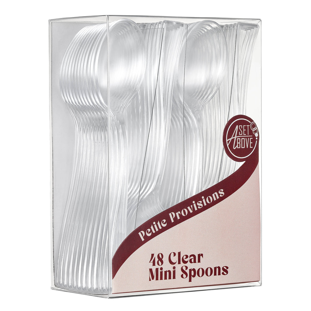 Mini Clear Spoons