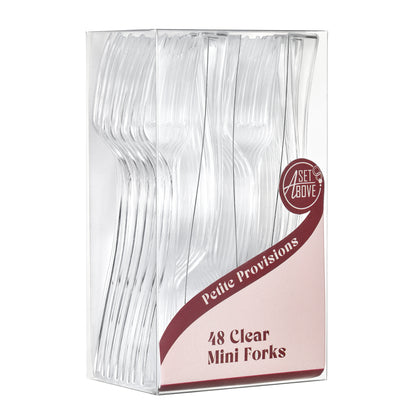 Mini Clear Cutlery