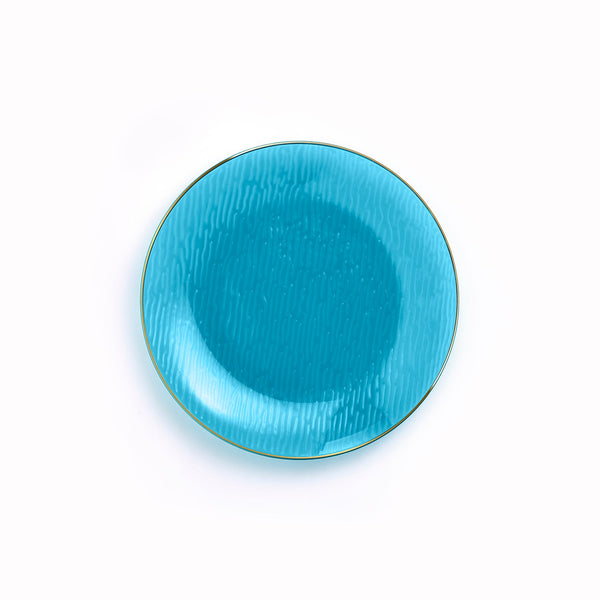 Crystal Teal Plates