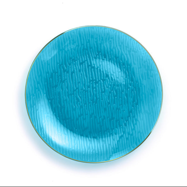 Crystal Teal Plates