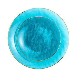 Crystal Teal Plates