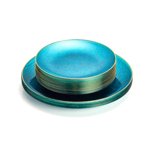 Crystal Teal Plates