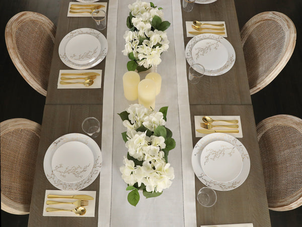 Silver Leaf Combo Plates