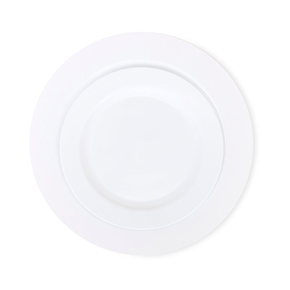 White Elegant Dinner Plates