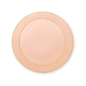 Gilded Rose Dinner Plates