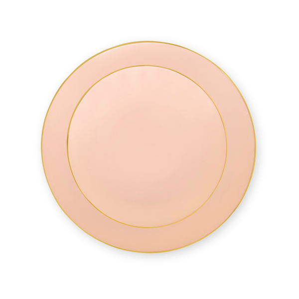 Gilded Rose Dinner Plates