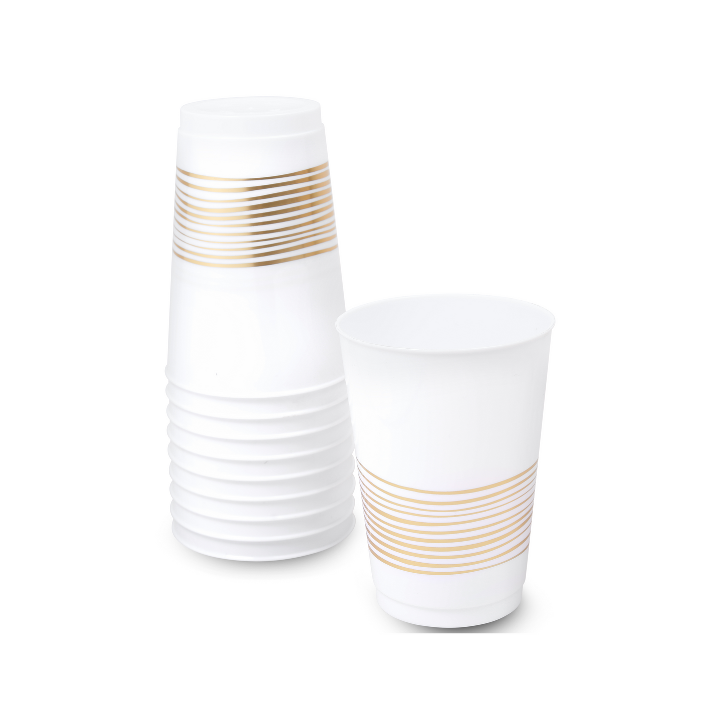 White Wavelet Cups