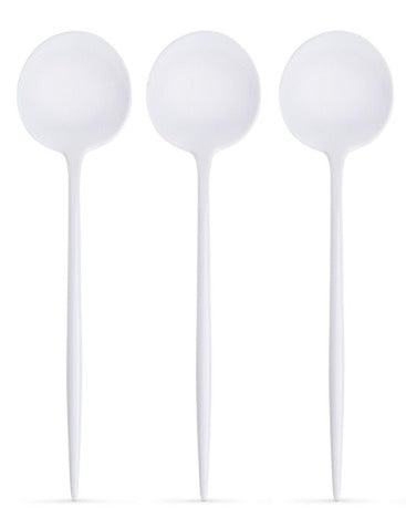 White Table Tools Spoons