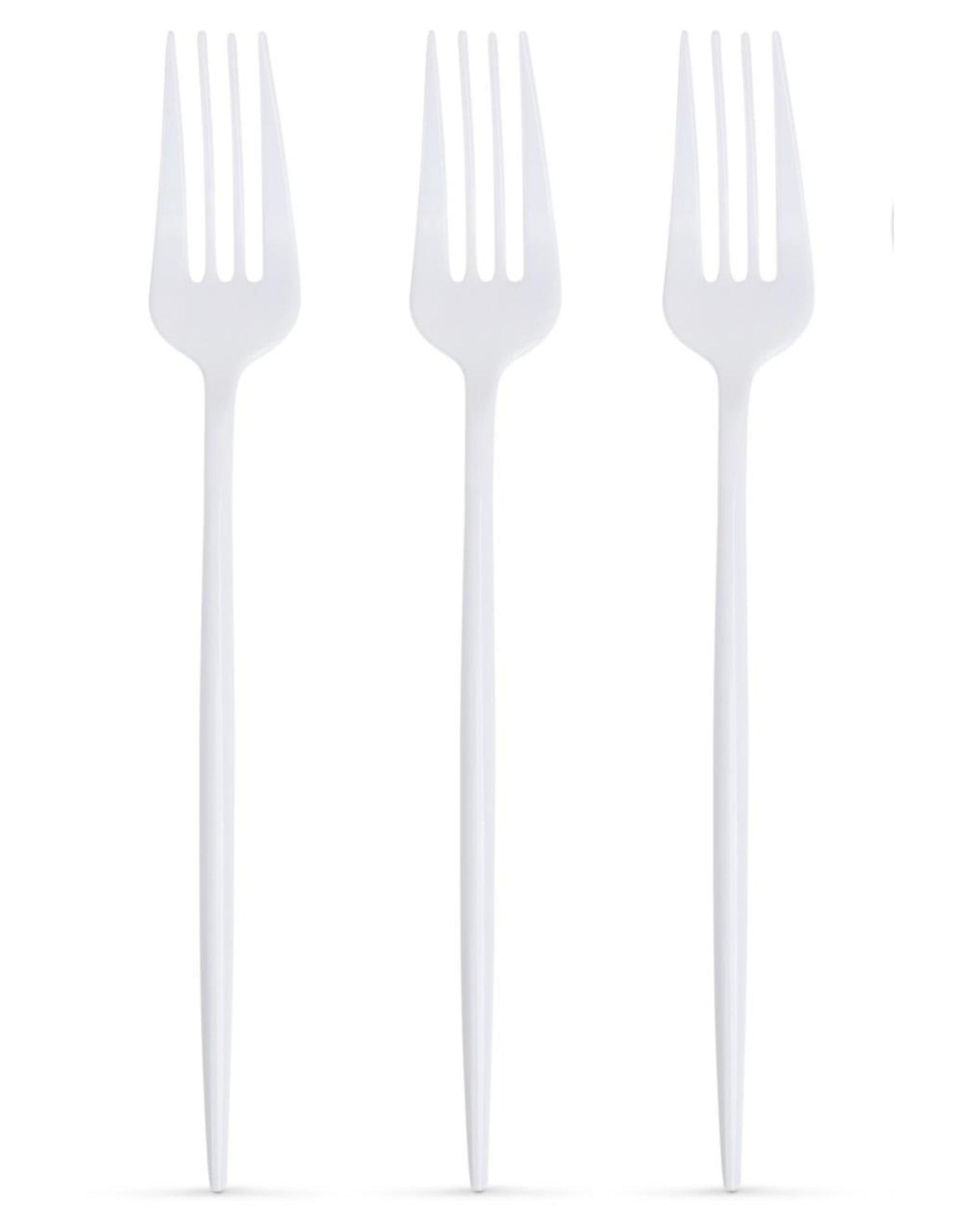 White Table Tools Forks