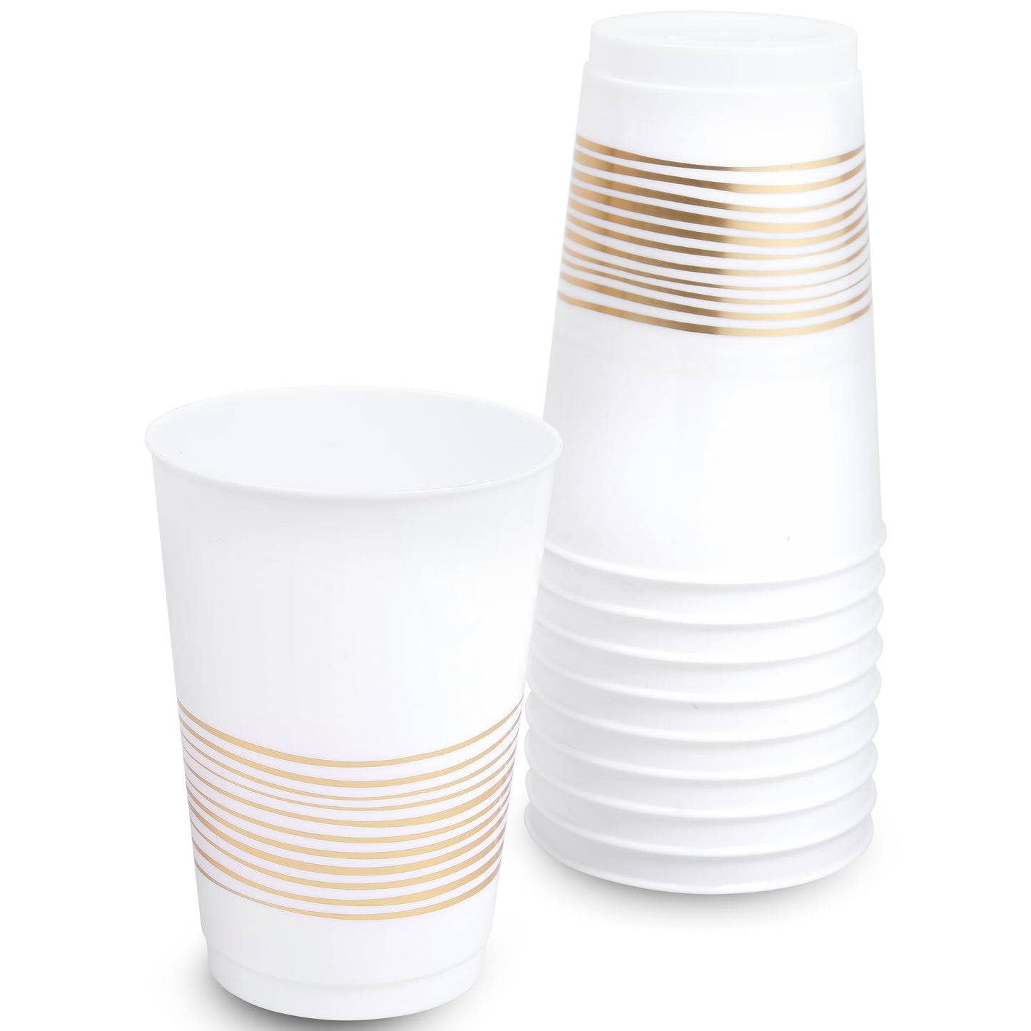 White Wavelet Cups