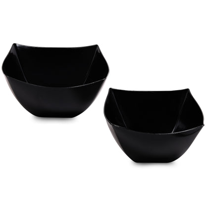 Black Beveled Bowls