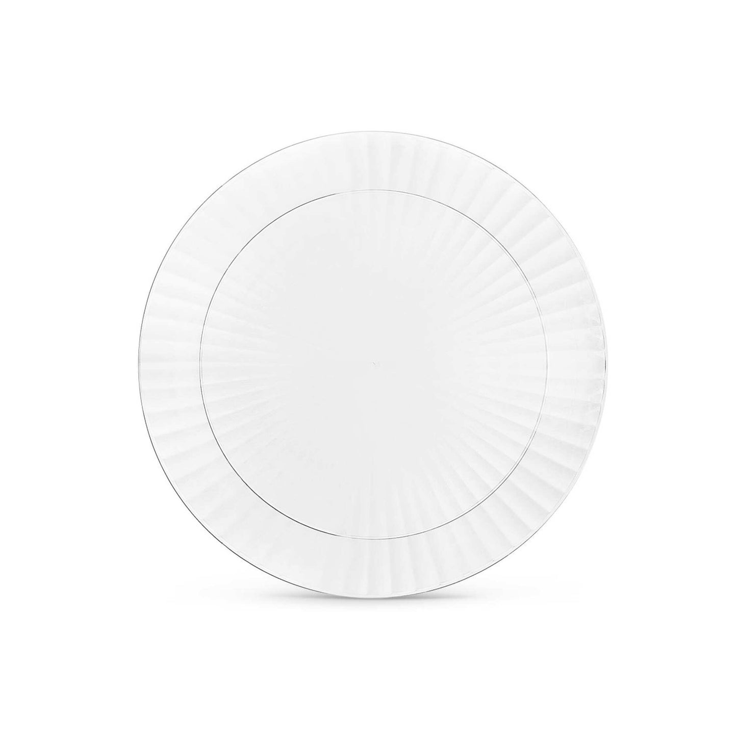 Decorative Acrylic Round Salad Plates