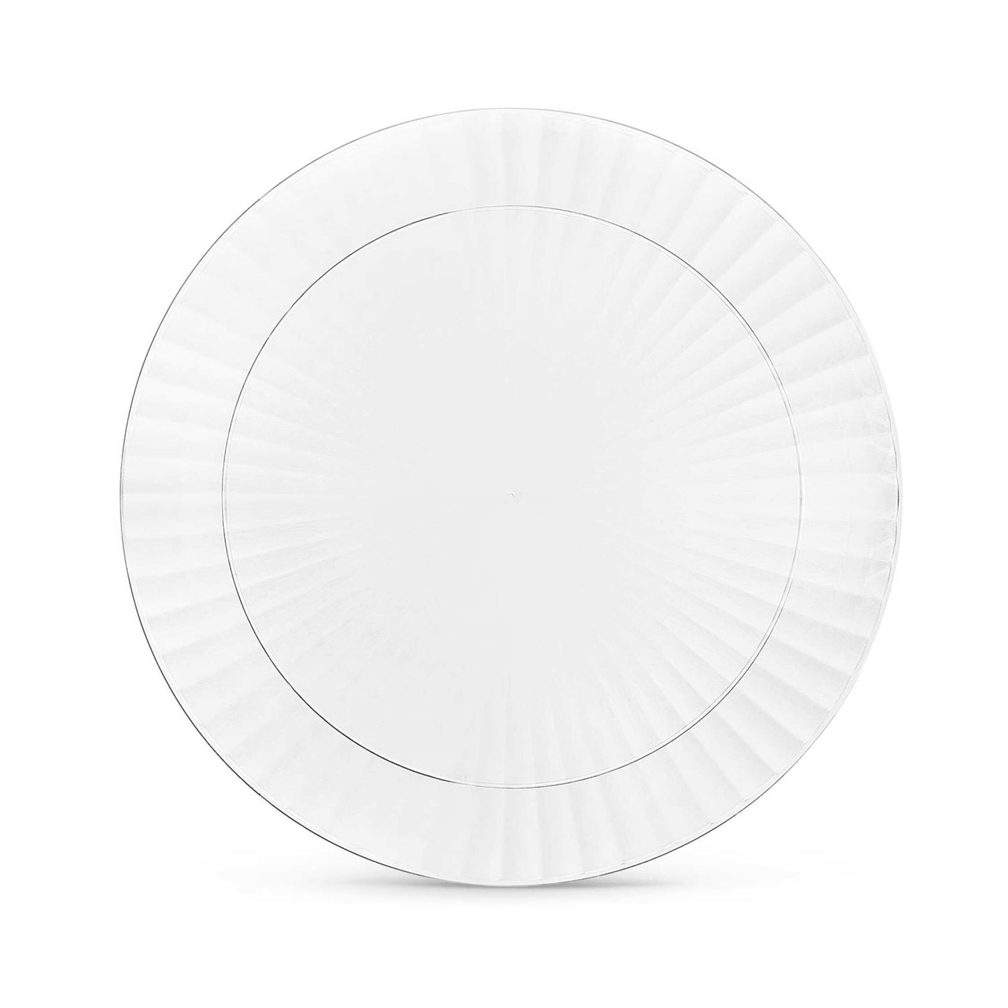 Decorative Acrylic Round Appetizer Plates