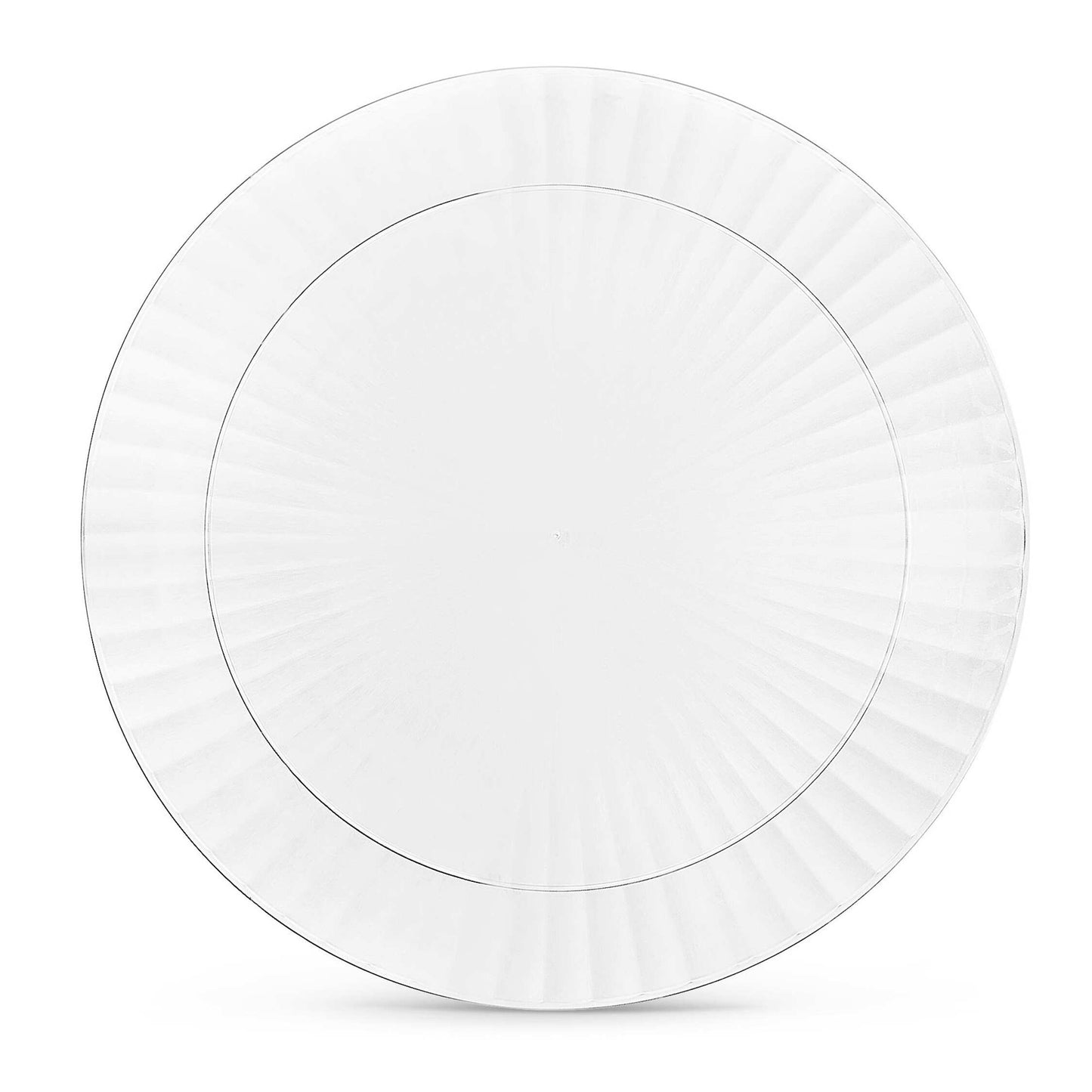 Decorative Acrylic Round Dinner Plates