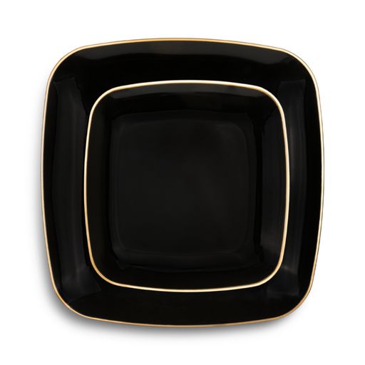 Square Gilded Ink Plates