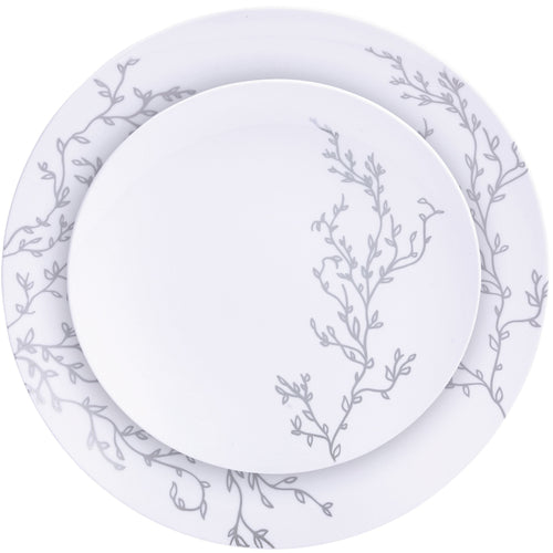 Silver Leaf Combo Plates