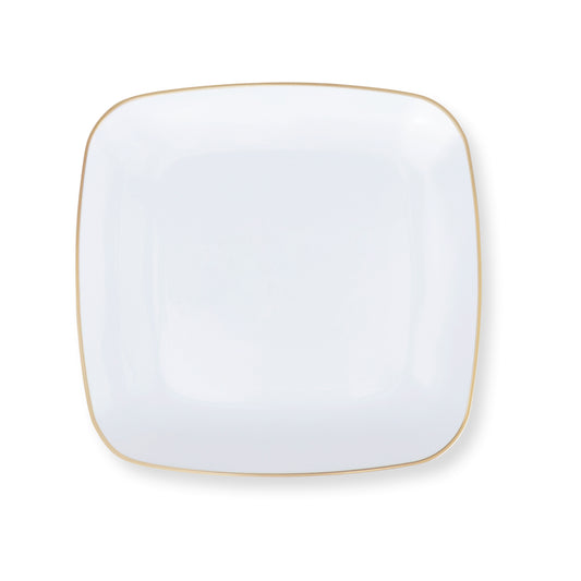 Gilded Pearl Square Salad Plates 10ct.