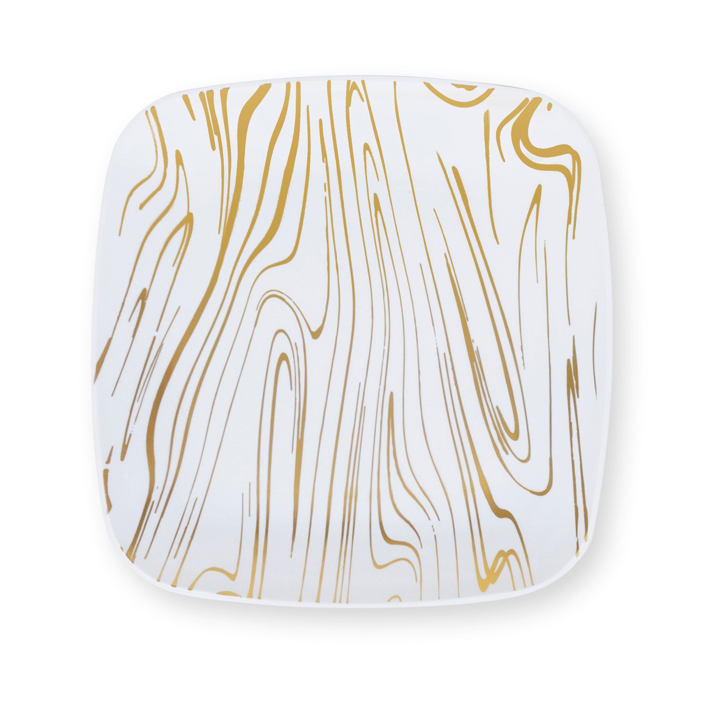 Gold & White Grove Salad Plates