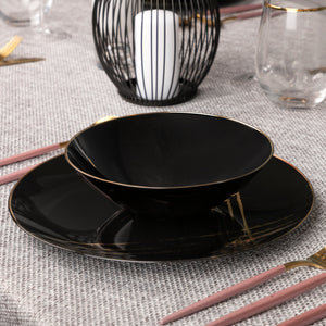Gilded Ink Large Soup Bowls