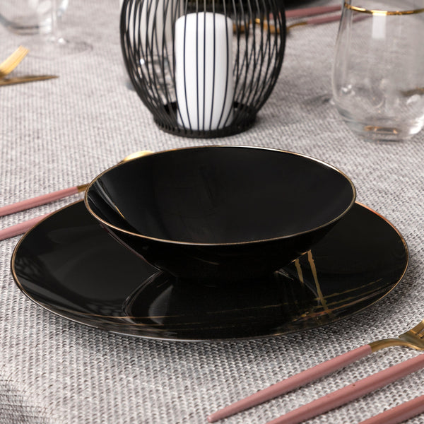 Gilded Ink Large Soup Bowls