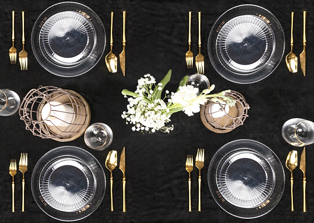 Decorative Acrylic Round Dinner Plates