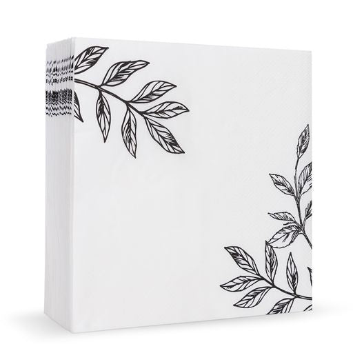 Ink Foliage Napkin