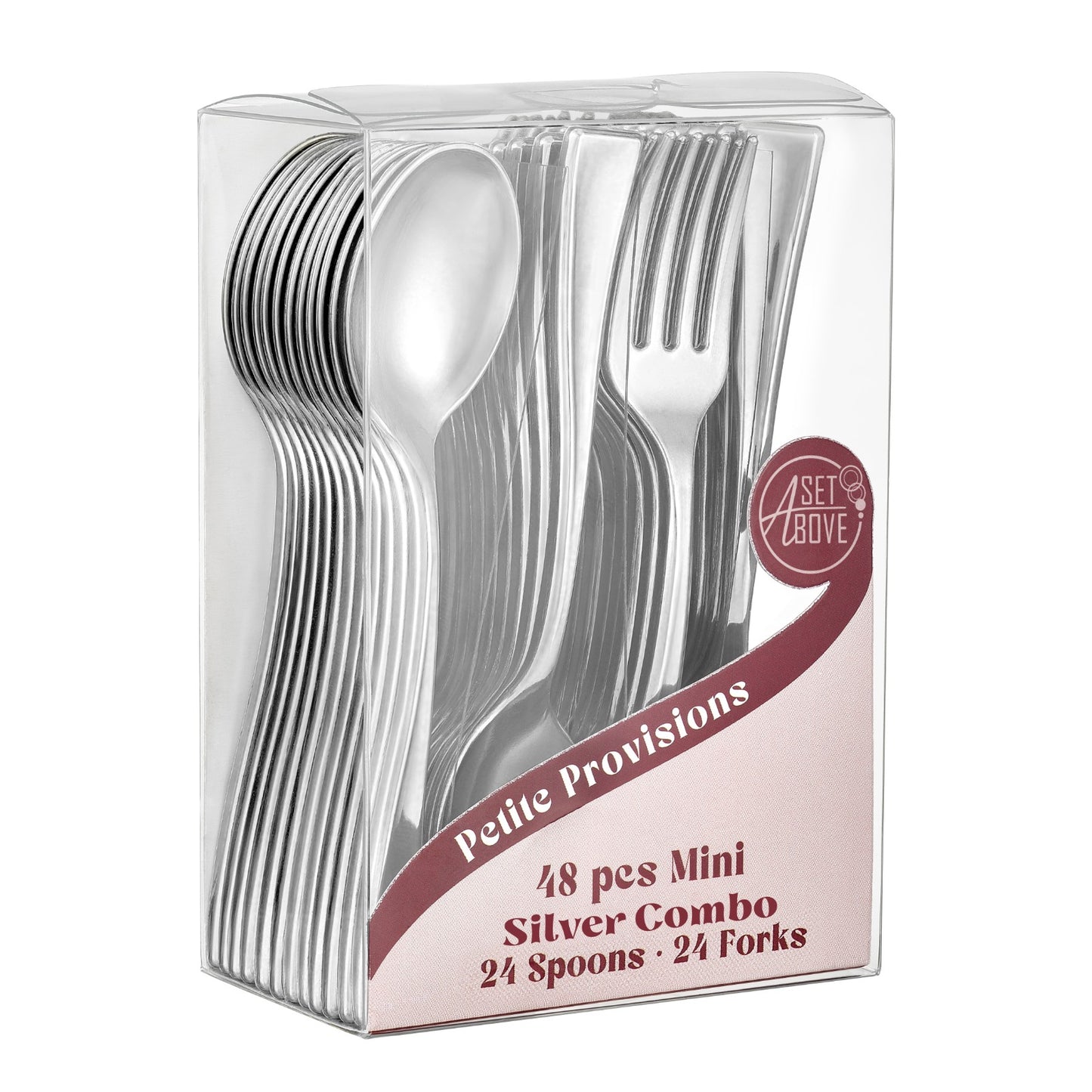 Mini Silver Spoon & Fork Combo