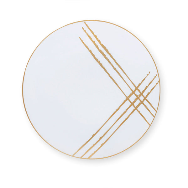 White Weave Plates