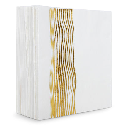 White Wavelet Napkins