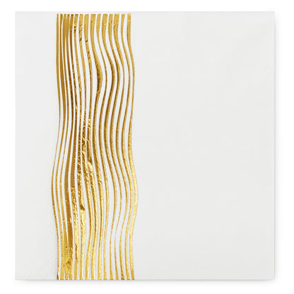 White Wavelet Napkins